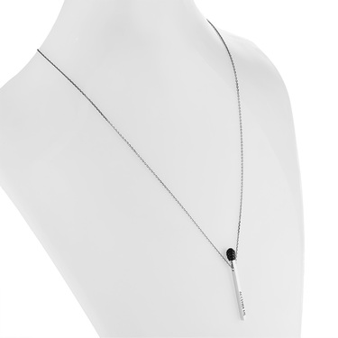 Серебряное женское колье 