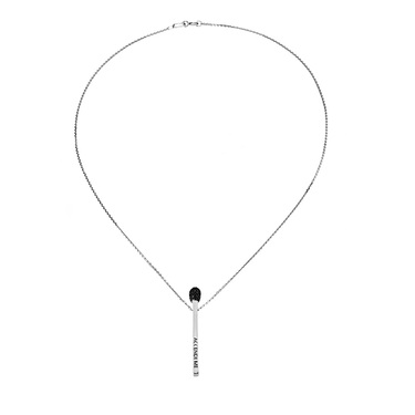 Серебряное женское колье 