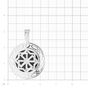 Серебряная подвеска-оберег  Подвеска,Кулон,Талисман,Амулет,Оберег,Тотем,Серебро,с вставкой Агат натуральный Черная цвета,РОССИЯ