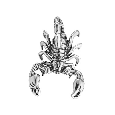 Серебряная подвеска "Скорпион", чернение