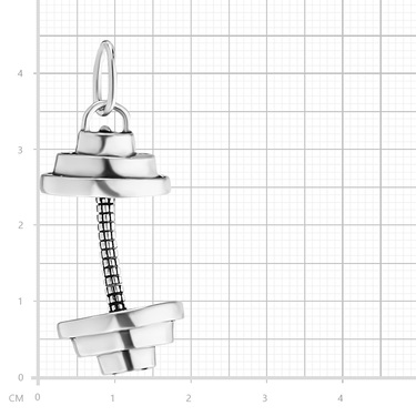 Массивная серебряная подвеска 