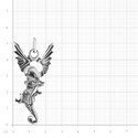 Серебряная подвеска  подвеска,амулет,Оберег,Талисман,Кулон,Тотем,Серебро,с вставкой Без вставок,РОССИЯ