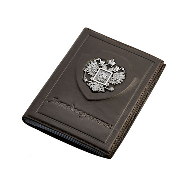 Кожаная обложка для автодокументов 