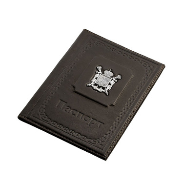 Кожаная обложка для паспорта 