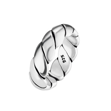 Серебряное мужское разъемное кольцо 