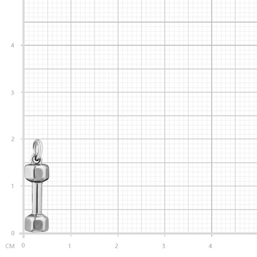 Серебряная мужская подвеска 