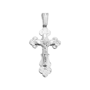 Серебряный православный крест 