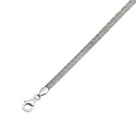 Цепочка на шею,Серебро,с замком Карабинный,ИТАЛИЯ