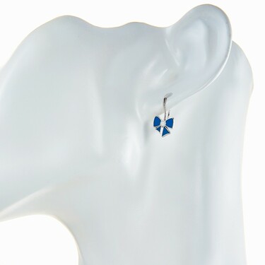 Серебряные детские серьги 