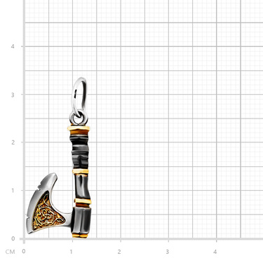 Серебряный кулон 