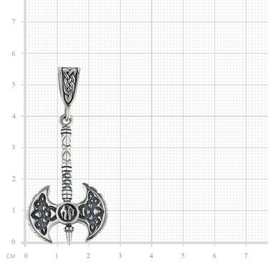 Серебряная подвеска-оберег 