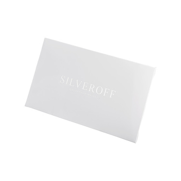 Подарочный конверт для ювелирных изделий, белый, 8х14 см