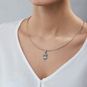 Серебряная подвеска Сова малая, чернение подвеска,амулет,Оберег,Талисман,Кулон,Тотем,Серебро,с вставкой Без вставок,РОССИЯ