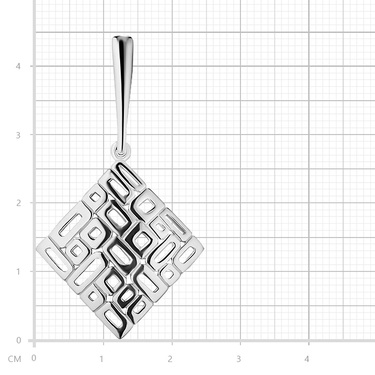 Серебряная подвеска 