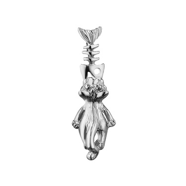 Серебряная подвижная подвеска 