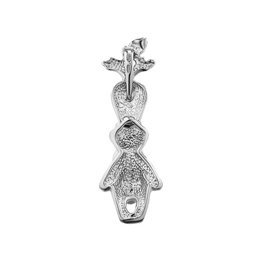 Серебряная подвижная подвеска 