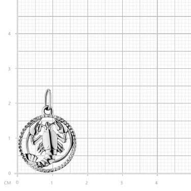 Серебряная подвеска 