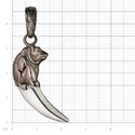 Серебряная двусторонняя подвеска  подвеска,амулет,Оберег,Талисман,Кулон,Тотем,Серебро,с вставкой Без вставок,РОССИЯ