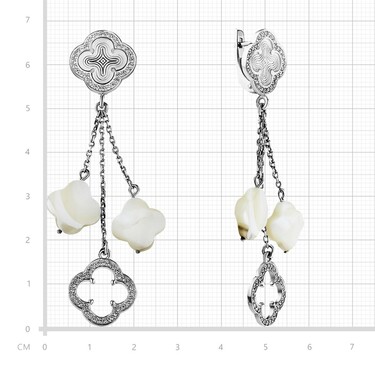 Серебряные серьги 