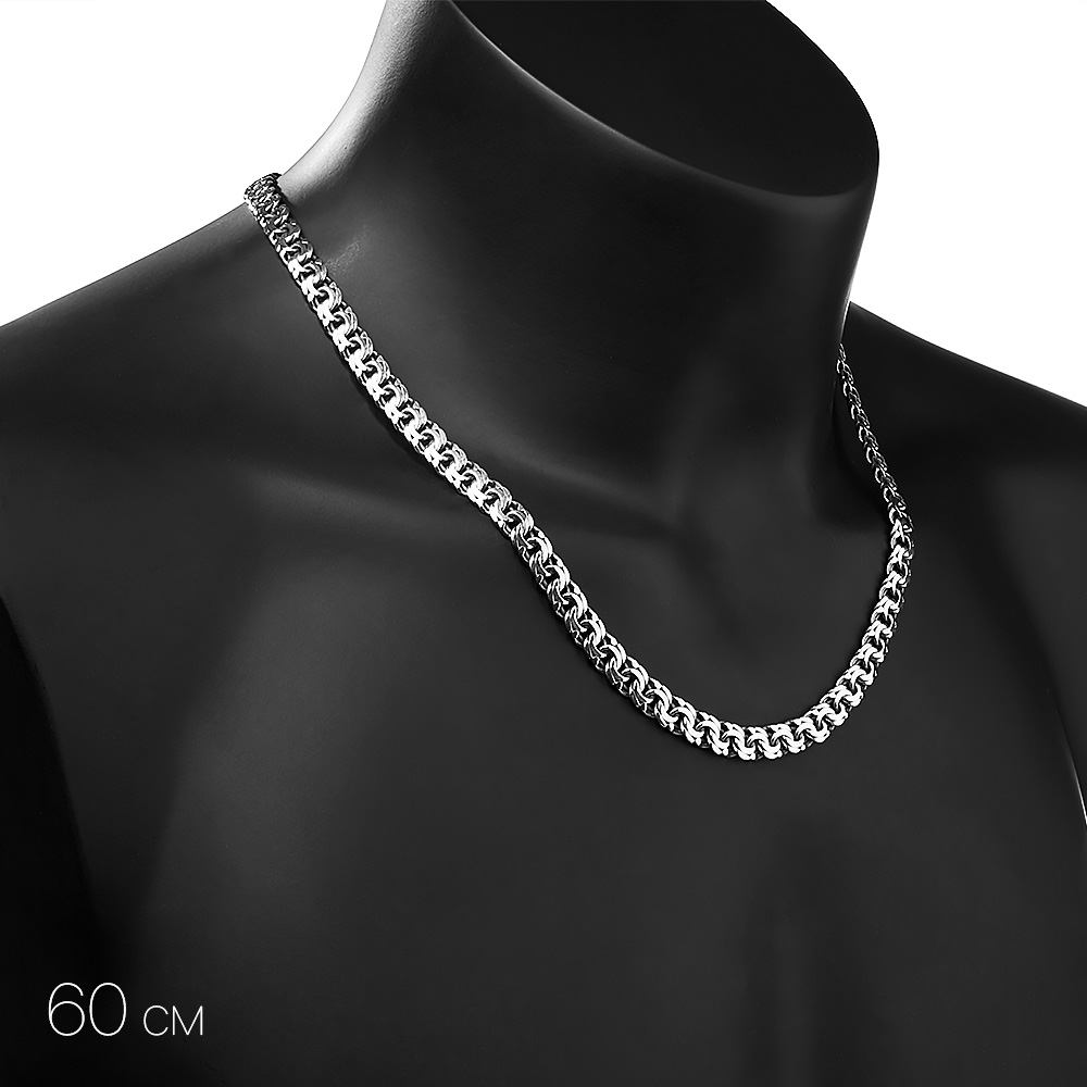 Цепочка на шею,Серебро,с замком Коробочка,РОССИЯ