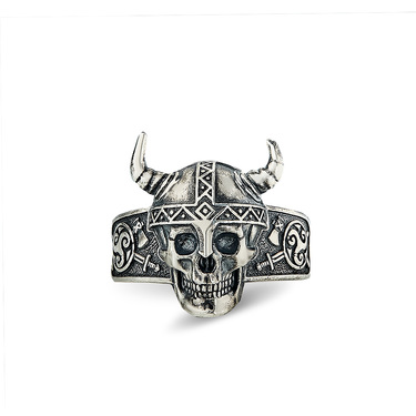 Серебряное мужское кольцо 