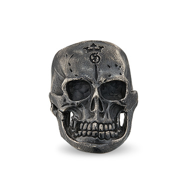 Серебряное массивное байкерское кольцо 