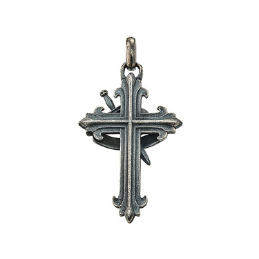 Массивная серебряная подвеска 