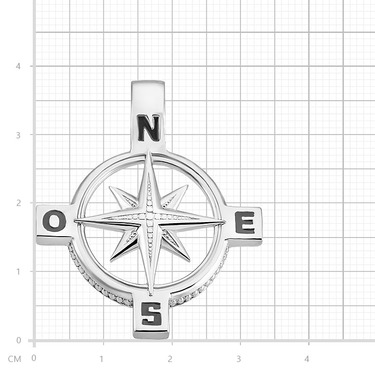 Серебряная подвеска 