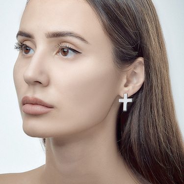 Серебряные серьги 