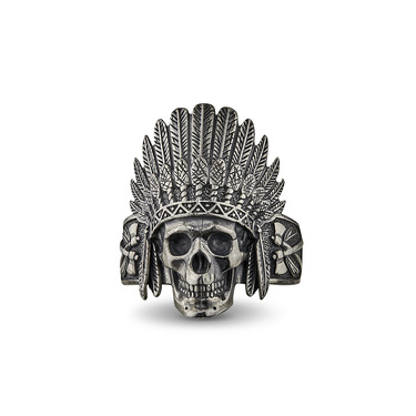 Серебряное мужское кольцо 