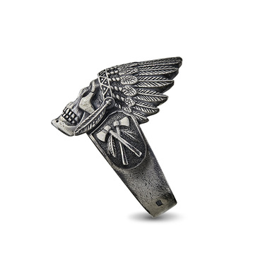 Серебряное мужское кольцо 