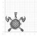 Подвеска,Кулон,Талисман,Амулет,Оберег,Тотем,Серебро,с вставкой Без вставок,РОССИЯ