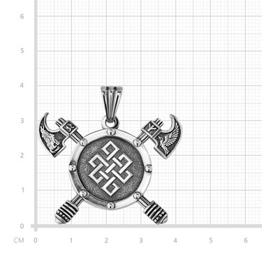 Серебряная подвеска 