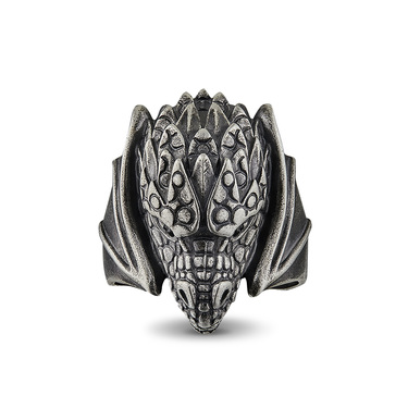 Серебряное мужское кольцо 