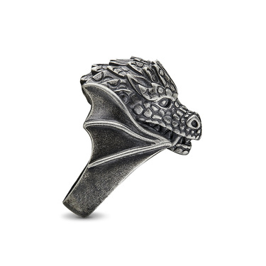 Серебряное мужское кольцо 