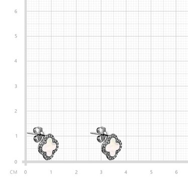 Серебряные серьги-пусеты 