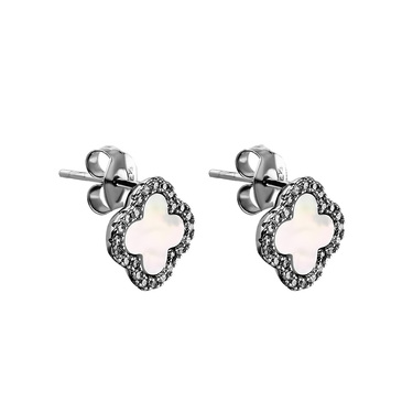 Серебряные серьги-пусеты 