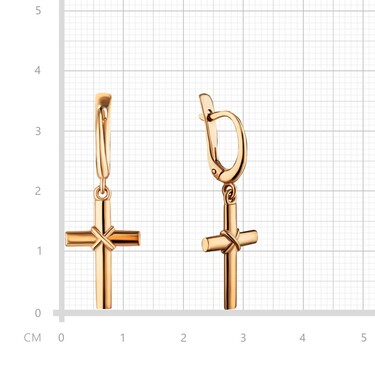 Серебряные двусторонние серьги с подвесками 