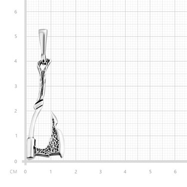 Серебряная подвеска 