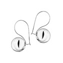 Серьги,Серебро,с вставкой Без вставок,с замком Скоба,РОССИЯ