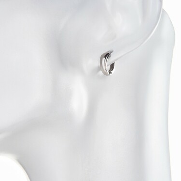 Миниатюрные серебряные серьги 