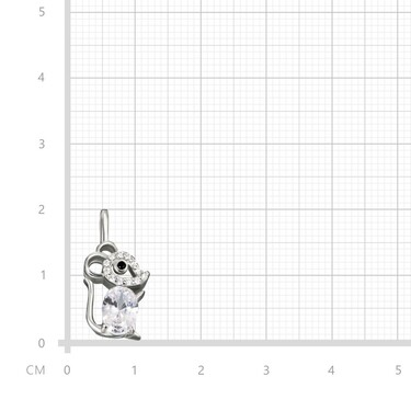 Серебряная подвеска 