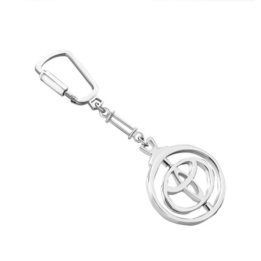 Брелок автомобилиста серебряный Toyota