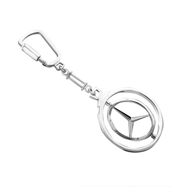 Брелок автомобилиста серебряный Mercedes-Benz