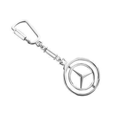 Брелок автомобилиста серебряный Mercedes-Benz