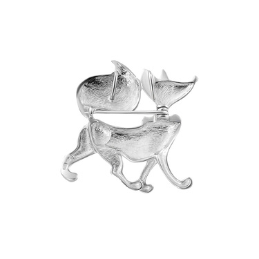 Серебряная брошь 