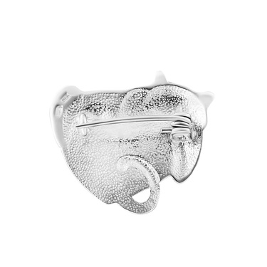 Серебряная брошь 