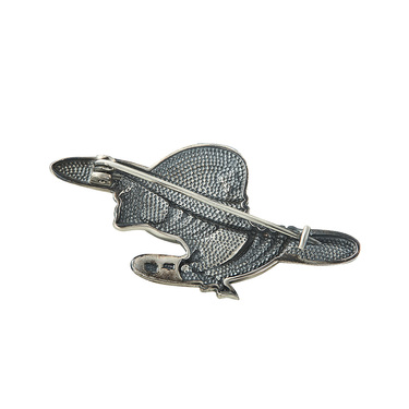 Серебряная брошь 