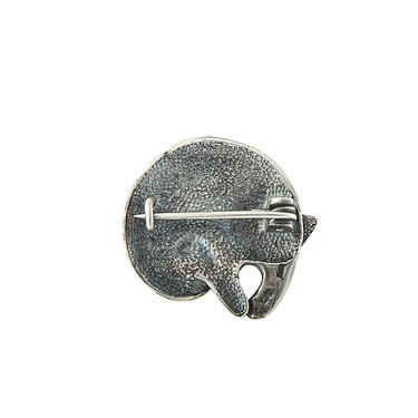 Серебряная брошь 