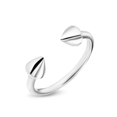 Серебряное кольцо Фаланговое / Стрелы / Разъемное / Регулируемое / Не замкнутое / Безразмерное